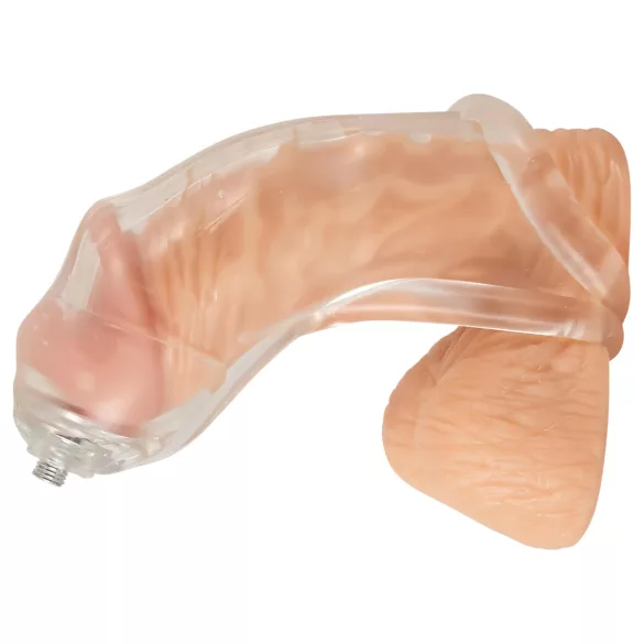You2Toys Piss Play Sleeve - Penishülle mit Auslaufrohr (transparent)