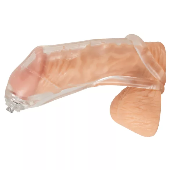 You2Toys Piss Play Sleeve - Penishülle mit Auslaufrohr (transparent)