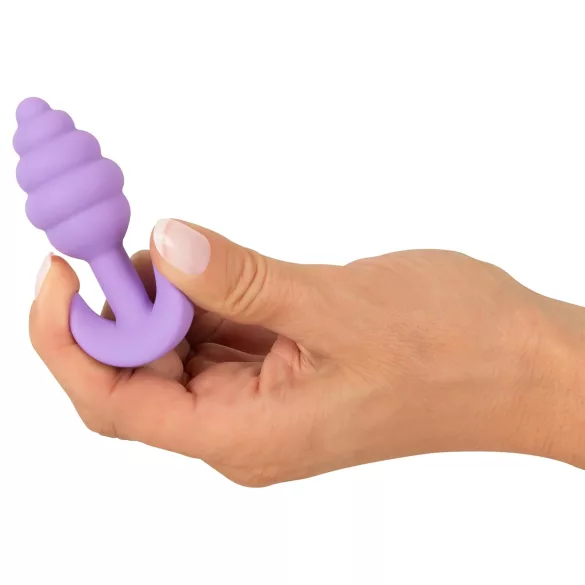 Cuties Mini Butt Plug - Silikon Analplug (lila, 2,8 cm)