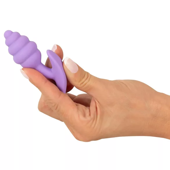 Cuties Mini Butt Plug - Silikon Analplug (lila, 2,8 cm)