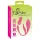 SMILE - tragbares wiederaufladbares Funk-Vibrations-Ei (pink)
