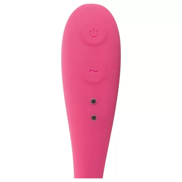 SMILE - tragbares wiederaufladbares Funk-Vibrations-Ei (pink)