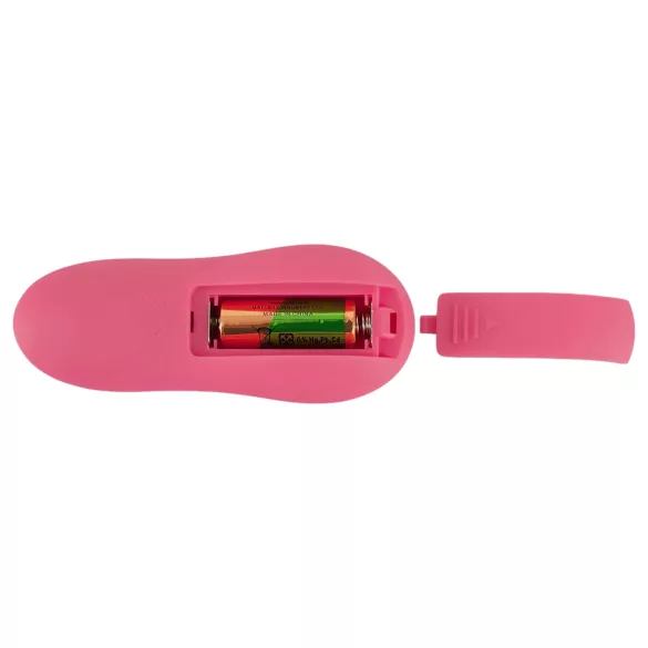 SMILE - tragbares wiederaufladbares Funk-Vibrations-Ei (pink)