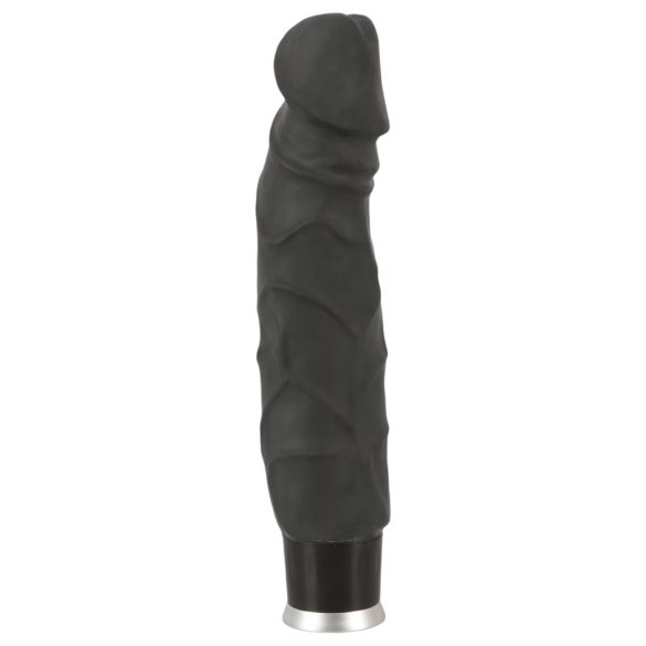 Nature Skin - lebensechter Vibrator - schwarz (22cm)