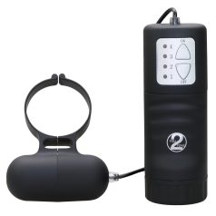 Schwarzer vibrierender Penisring