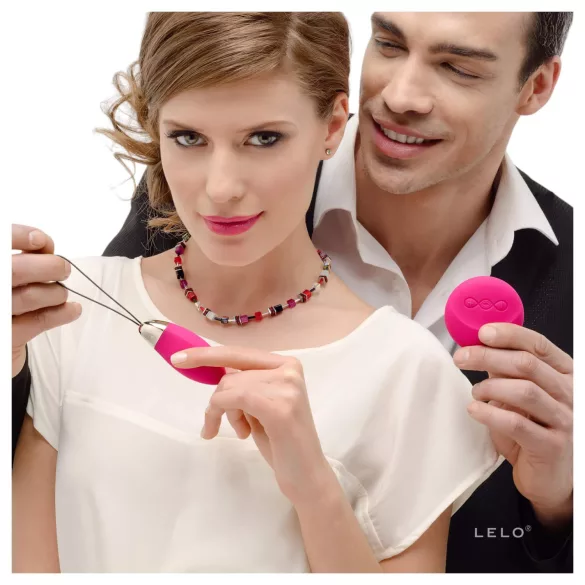 LELO Lyla 2 - tragbares vibrierendes Ei mit Fernbedienung (rosa)