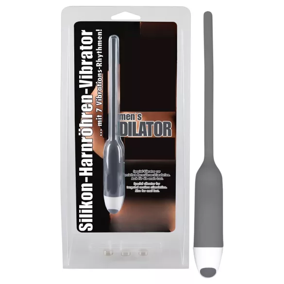 You2Toys - Silikondilator mit Vibration - Grau (6mm)