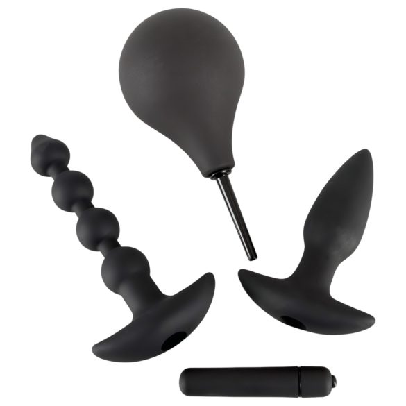 Black Velvet Anal-Vibrator Set (4-teilig)