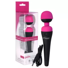  PalmPower Wand - wiederaufladbarer Vibro-Massagestab (pink-schwarz)