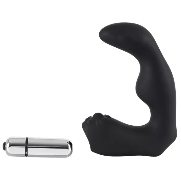 Rebel - gebogener Prostatavibrator (schwarz)