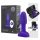 b-Vibe Rimming - Rotierender Analvibrator mit Perlen (Lila)