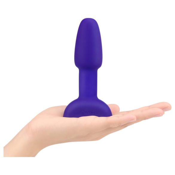 b-Vibe Rimming - Perlen-Analvibrator mit Rotation (lila)