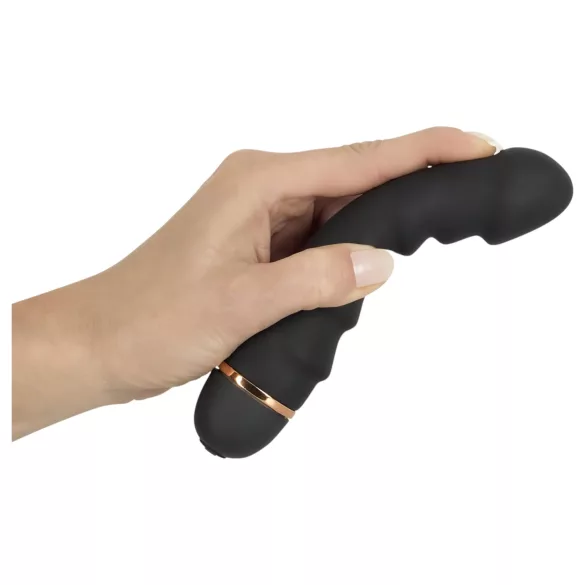 You2Toys - Bendy Ripple - geriffelter Vibrator (schwarz)