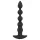 Black Velvet - Wiederaufladbarer 5-Perlen Analvibrator (schwarz)