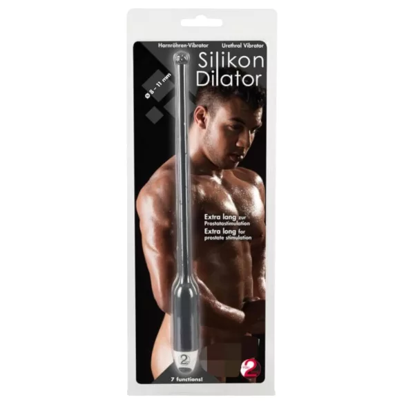 You2Toys DILATOR - Silikon, Vibrationsdilator - Schwarz (8-11mm)