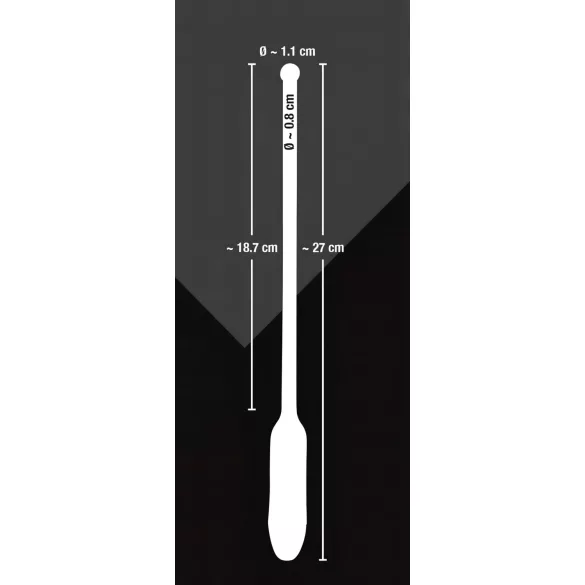 You2Toys DILATOR - Silikon, Vibrationsdilator - Schwarz (8-11mm)