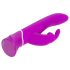 Happyrabbit Curve - Wasserdichter Klitoris-Vibrator mit Arm (Lila)