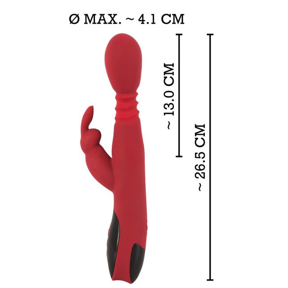 You2Toys Massager - stoßende, drehende und wärmende G-Punkt-Vibrator (rot)