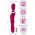 Javida Thrusting - 3-in-1 Massagevibrator (rot)