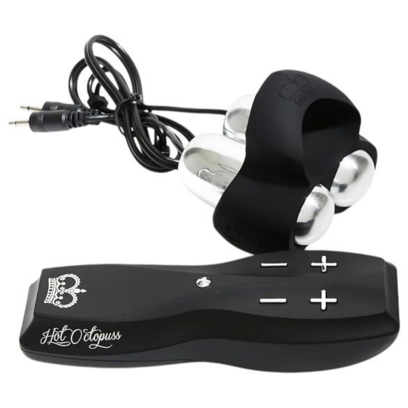 HOT Octopuss JETT - 2-Motoren Eichelvibrator (schwarz)