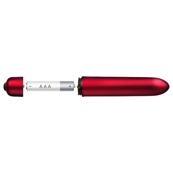 Scarlet Velvet - Mini Lippenstift Vibrator (10 Modi) - Rot
