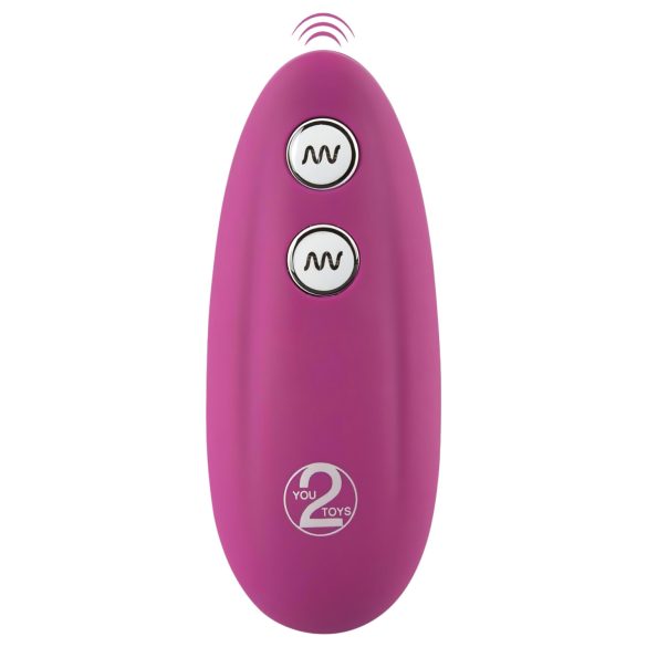 VibePad - 2-Motoren, kabelloses Kissen-Vibrator (lila)