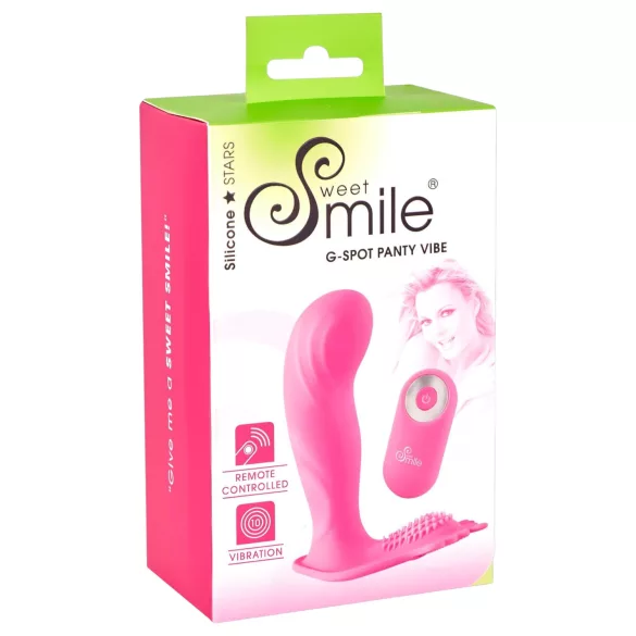 SMILE G-Spot Panty - Akku, Funk, tragbarer Vibrator (pink)