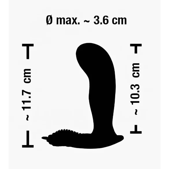 SMILE G-Spot Panty - Akku, Funk, tragbarer Vibrator (pink)