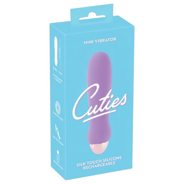 Cuties Mini Lila - Akku Silikon Stabvibrator (lila)