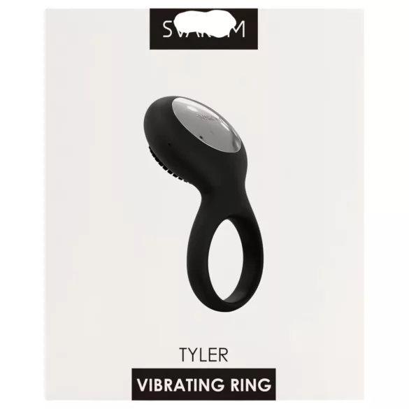 Svakom Tyler - Akku, wasserdichter, vibrierender Penisring (schwarz)