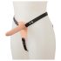 You2Toys - Strap-On - Wiederaufladbarer, Hautfarbener Vibrator zum Anschnallen
