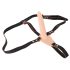 You2Toys - Strap-On - Wiederaufladbarer, Hautfarbener Vibrator zum Anschnallen