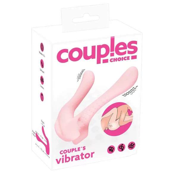 Paarauswahl - 2-motoriger Paarvibrator (rosa)