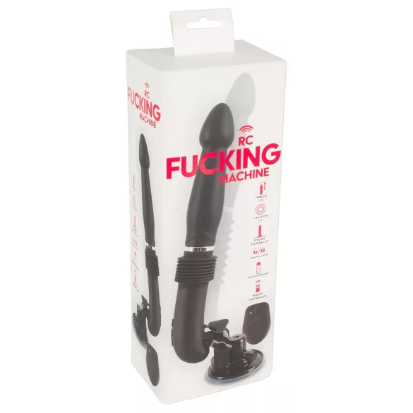 You2Toys - RC Fickmaschine - akkubetriebener Stoßvibrator (schwarz)