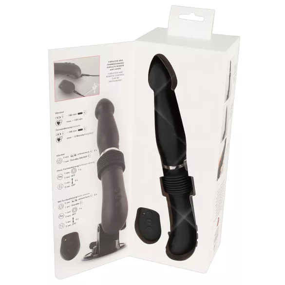 You2Toys - RC Fickmaschine - akkubetriebener Stoßvibrator (schwarz)