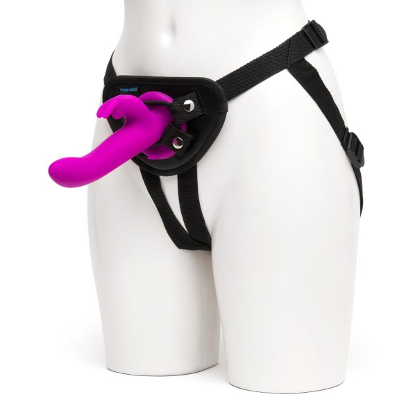 Happyrabbit Strap-On - lila Kaninchen Strap-On Vibrator
