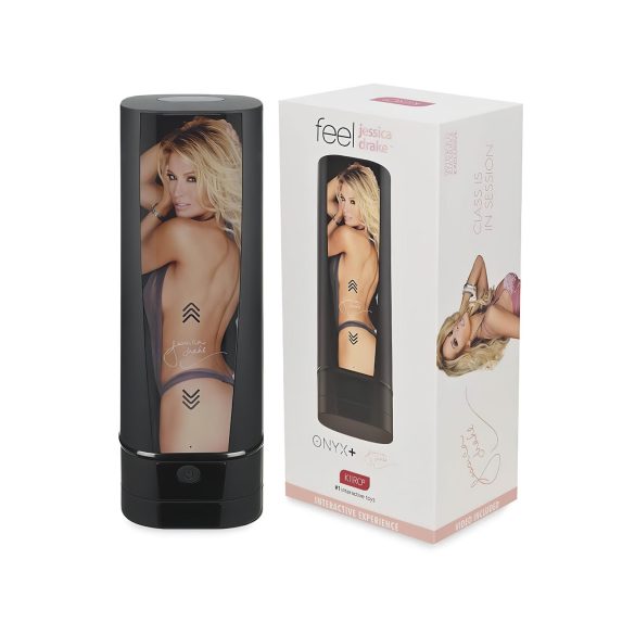 Kiiroo Onyx+ Jessica Drake - interaktiver Masturbator (Schwarz)