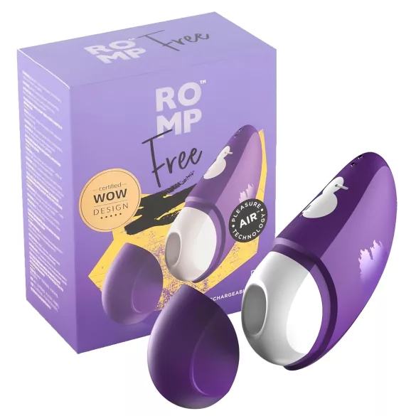 ROMP Free - wasserdichter Luftstoß-Klitorisstimulator (lila)