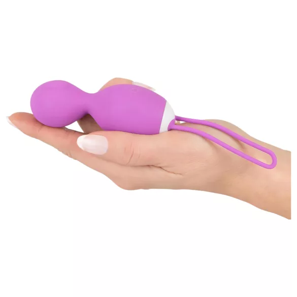 SMILE Love Ball - drehende Vibro-Ei (lila)