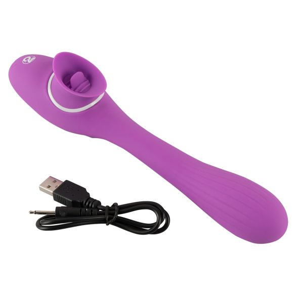 You2Toys 2 Function Vibe - Akku 2in1 Vibrator (Lila)