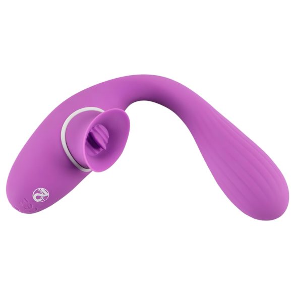 You2Toys 2 Function Vibe - Akku 2in1 Vibrator (Lila)