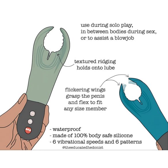 Fun Factory Manta - Eichel-Vibrator (schwarz)