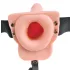 Pipedream - Fetish Strap-On 6 - anlegbarer, hohler Vibrator (naturfarben)