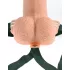 Pipedream - Fetish Strap-On 6 - anlegbarer, hohler Vibrator (naturfarben)