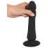 Black Velvets - wiederaufladbarer, stoßender Analvibrator (schwarz)