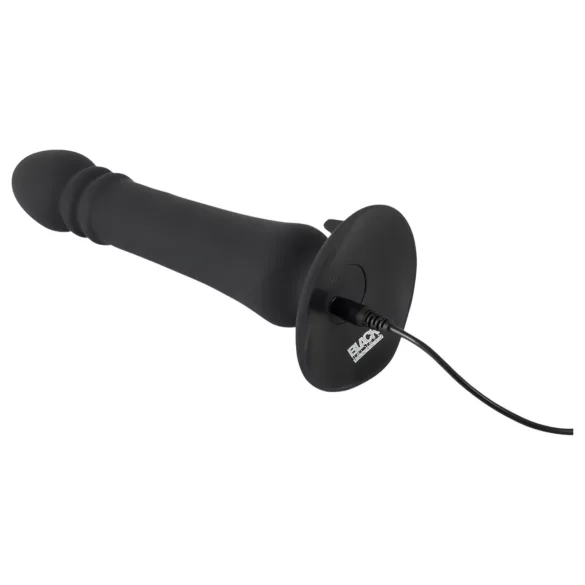 Black Velvets - wiederaufladbarer, stoßender Analvibrator (schwarz)
