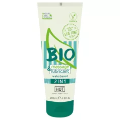HOT Bio 2IN1 - Wasserbasiertes Gleit- und Massagegel (200ml)