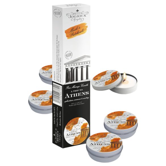 Petits Joujoux Athens - Massagekerze - Moschusduft (5x43ml)