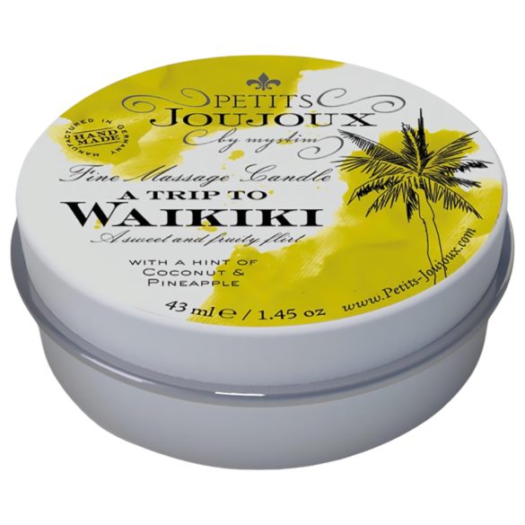 Petits Joujoux Waikiki - Massagekerze - Kokos-Ananas (43ml)
