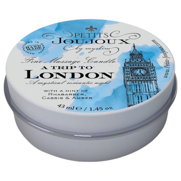 Petits Joujoux London - Massagekerze - Rhabarber-Amber (43ml)